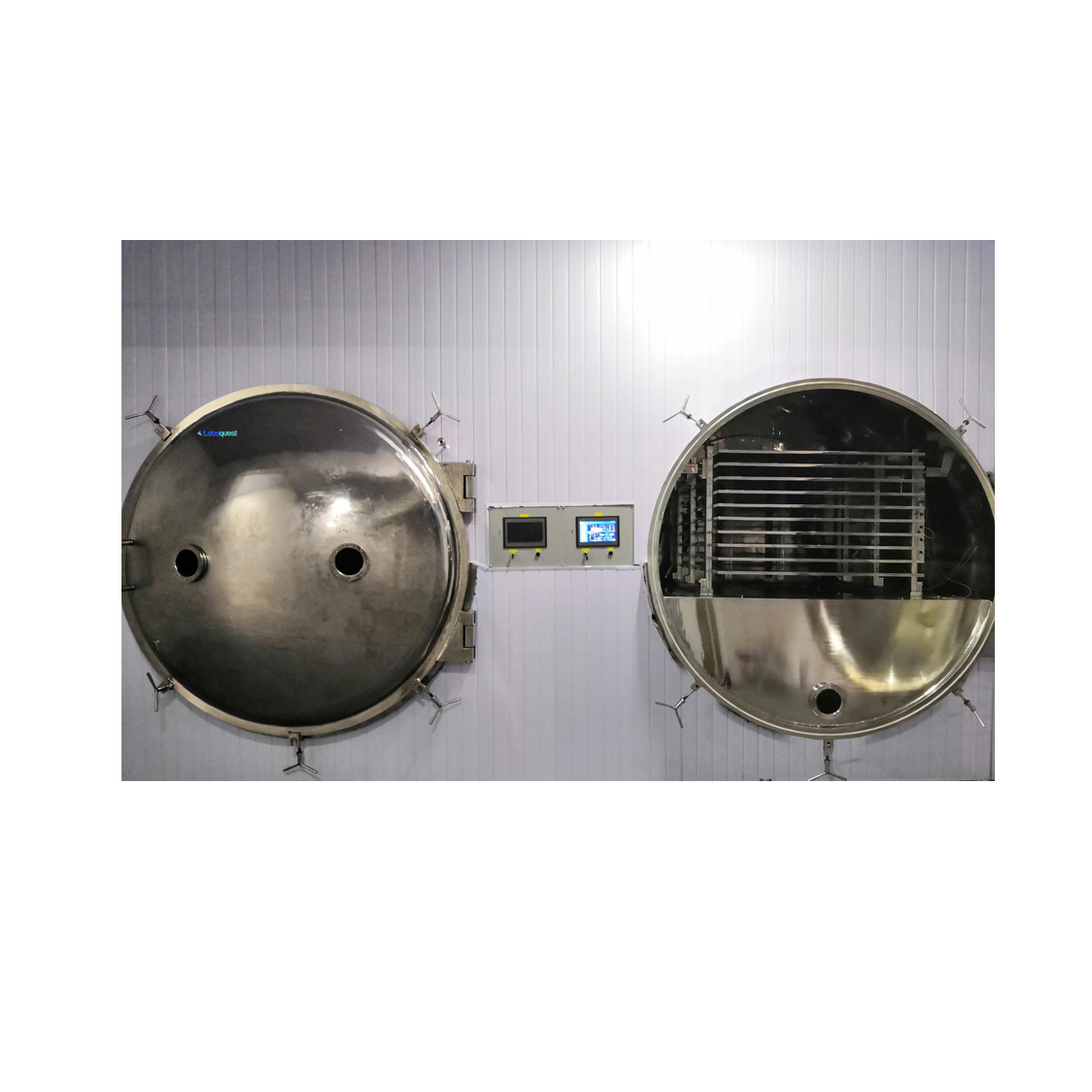 Production Scale Freeze Dryers : Production Scale Freeze Dryer for Food PFQ 8104